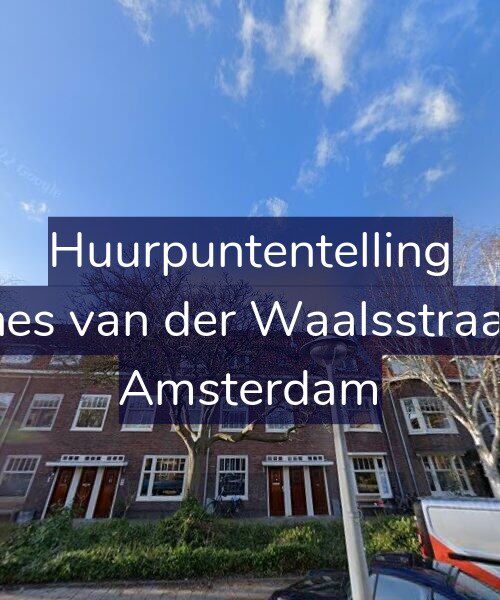 Foto gevel Huurpuntentelling voor Johannes van der Waalsstraat 27-1, Amsterdam