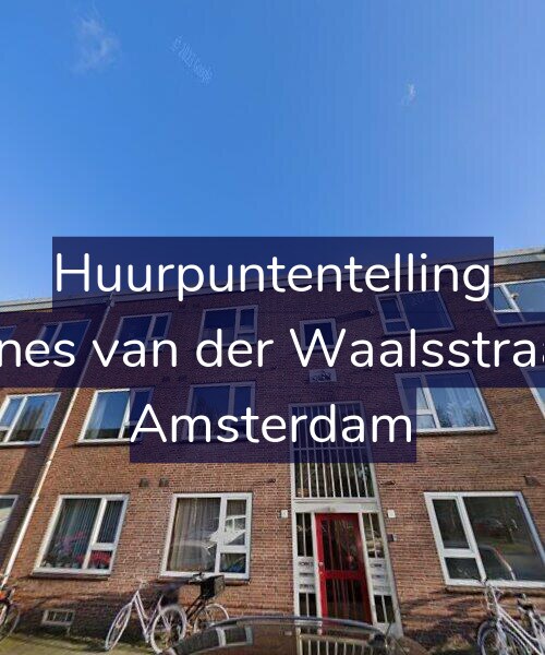 Foto gevel Huurpuntentelling voor Johannes van der Waalsstraat 4-1, Amsterdam