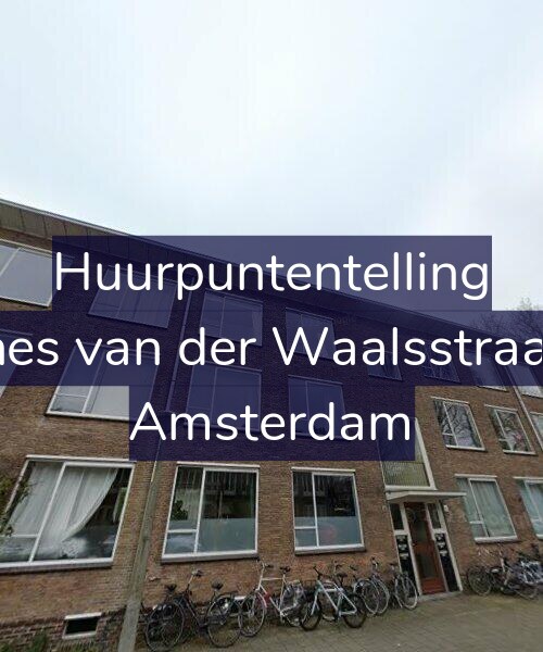 Foto gevel Huurpuntentelling voor Johannes van der Waalsstraat 48-2, Amsterdam