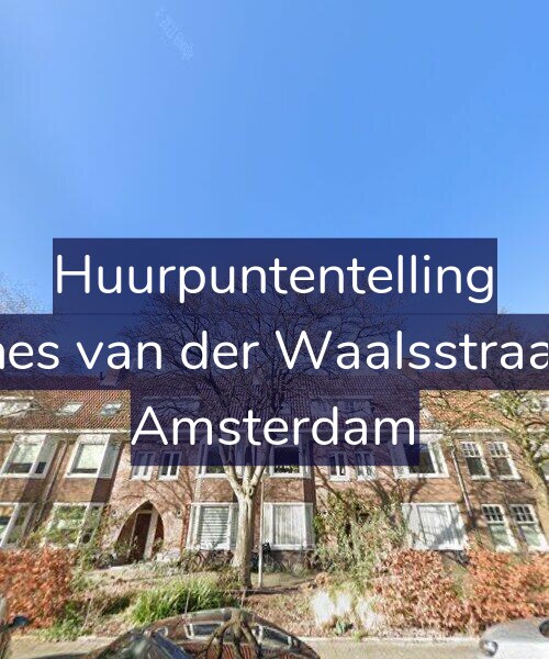 Foto gevel Huurpuntentelling voor Johannes van der Waalsstraat 91-1, Amsterdam