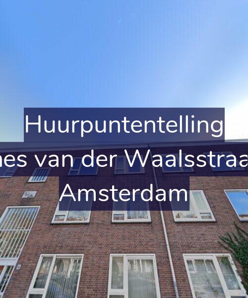 Foto gevel Huurpuntentelling voor Johannes van der Waalsstraat 66-2, Amsterdam