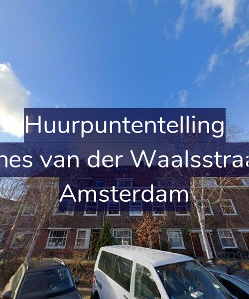 Foto gevel Huurpuntentelling voor Johannes van der Waalsstraat 3-H, Amsterdam