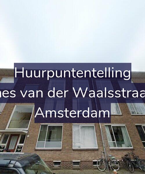 Foto gevel Huurpuntentelling voor Johannes van der Waalsstraat 58-2, Amsterdam