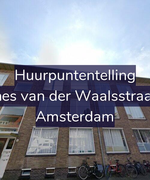 Foto gevel Huurpuntentelling voor Johannes van der Waalsstraat 30-1, Amsterdam