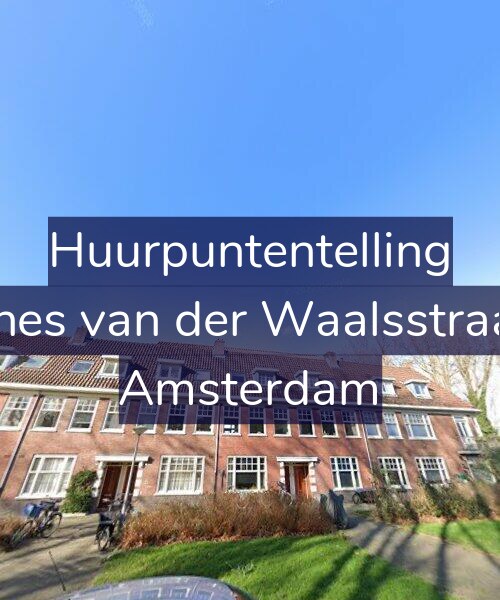 Foto gevel Huurpuntentelling voor Johannes van der Waalsstraat 111, Amsterdam