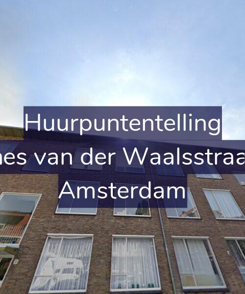 Foto gevel Huurpuntentelling voor Johannes van der Waalsstraat 30-2, Amsterdam