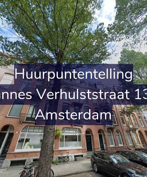 Foto gevel Huurpuntentelling voor Johannes Verhulststraat 132-1, Amsterdam
