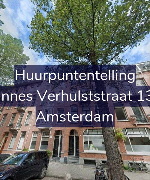 Foto gevel Huurpuntentelling voor Johannes Verhulststraat 134-1, Amsterdam