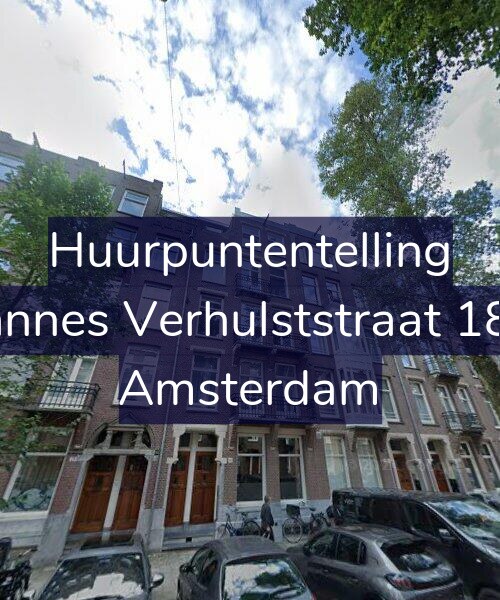 Foto gevel Huurpuntentelling voor Johannes Verhulststraat 181-2, Amsterdam