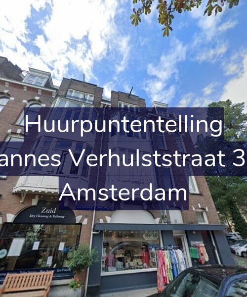 Foto gevel Huurpuntentelling voor Johannes Verhulststraat 33-3, Amsterdam