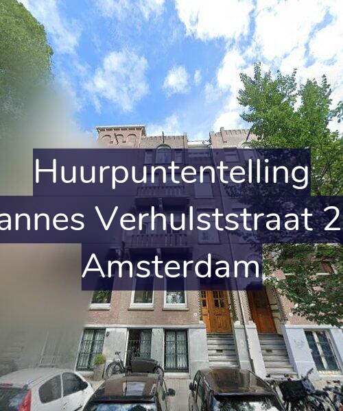 Foto gevel Huurpuntentelling voor Johannes Verhulststraat 26-2, Amsterdam