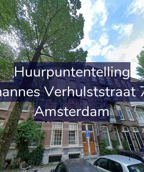 Foto gevel Huurpuntentelling voor Johannes Verhulststraat 7-3, Amsterdam