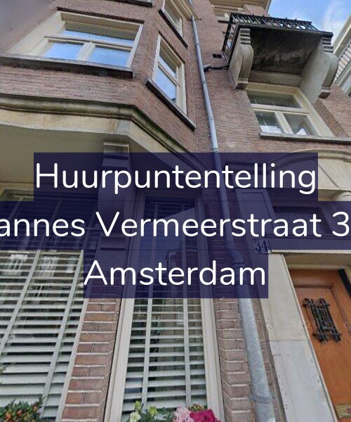 Foto gevel Huurpuntentelling voor Johannes Vermeerstraat 34-3, Amsterdam