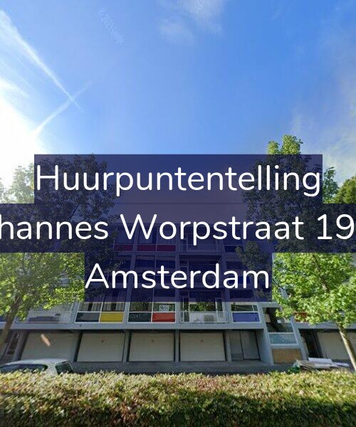 Foto gevel Huurpuntentelling voor Johannes Worpstraat 19-1, Amsterdam