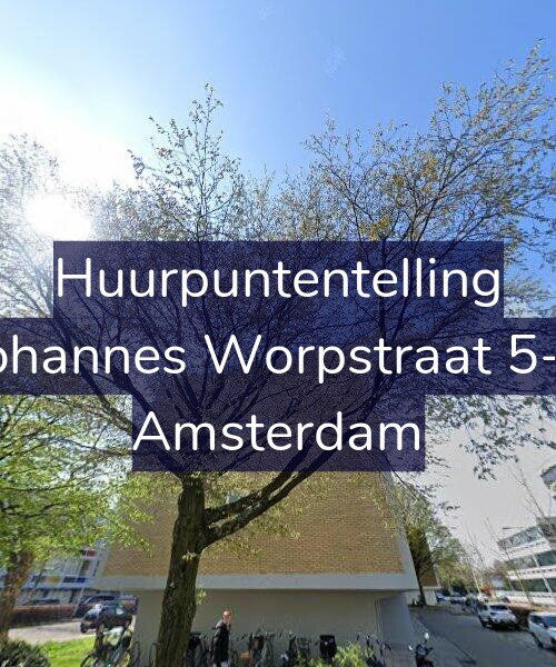 Foto gevel Huurpuntentelling voor Johannes Worpstraat 5-3, Amsterdam
