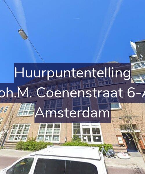 Foto gevel Huurpuntentelling voor Joh.M. Coenenstraat 6-A, Amsterdam