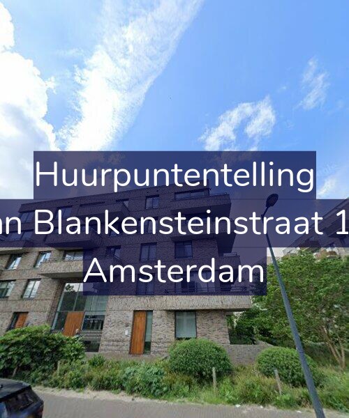 Foto gevel Huurpuntentelling voor John Blankensteinstraat 118, Amsterdam
