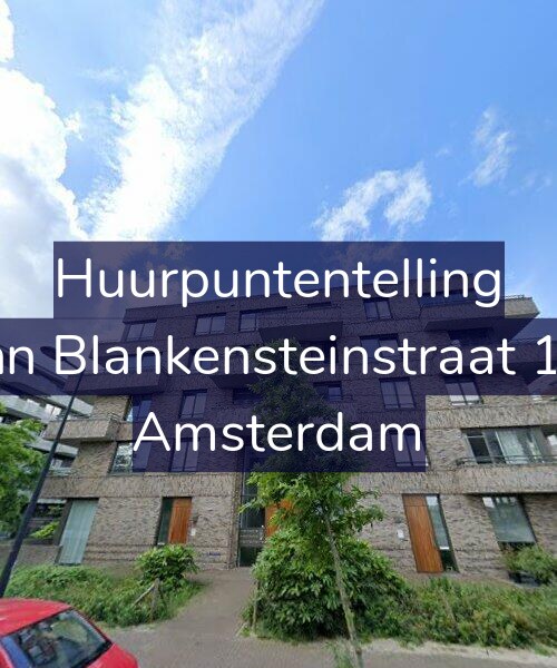Foto gevel Huurpuntentelling voor John Blankensteinstraat 158, Amsterdam