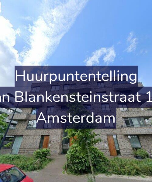 Foto gevel Huurpuntentelling voor John Blankensteinstraat 144, Amsterdam