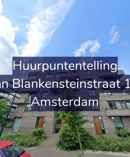 Foto gevel Huurpuntentelling voor John Blankensteinstraat 162, Amsterdam