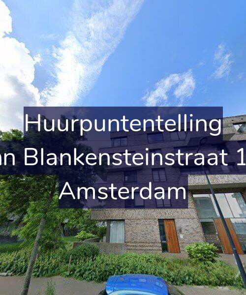 Foto gevel Huurpuntentelling voor John Blankensteinstraat 182, Amsterdam
