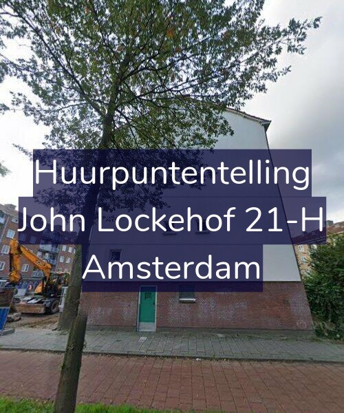 Foto gevel Huurpuntentelling voor John Lockehof 21-H, Amsterdam