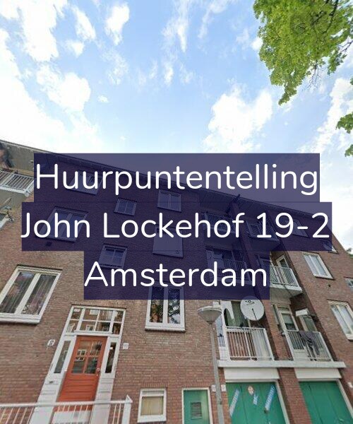 Foto gevel Huurpuntentelling voor John Lockehof 19-2, Amsterdam