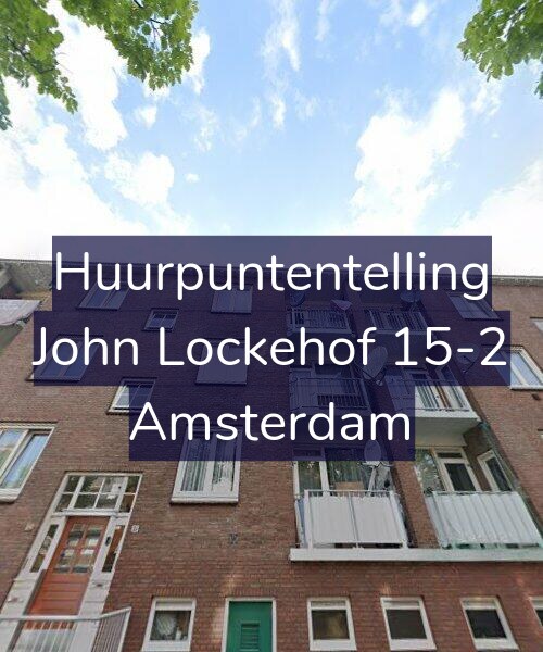 Foto gevel Huurpuntentelling voor John Lockehof 15-2, Amsterdam