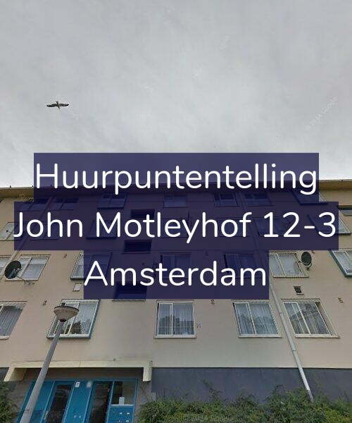 Foto gevel Huurpuntentelling voor John Motleyhof 12-3, Amsterdam