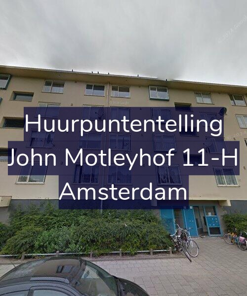 Foto gevel Huurpuntentelling voor John Motleyhof 11-H, Amsterdam