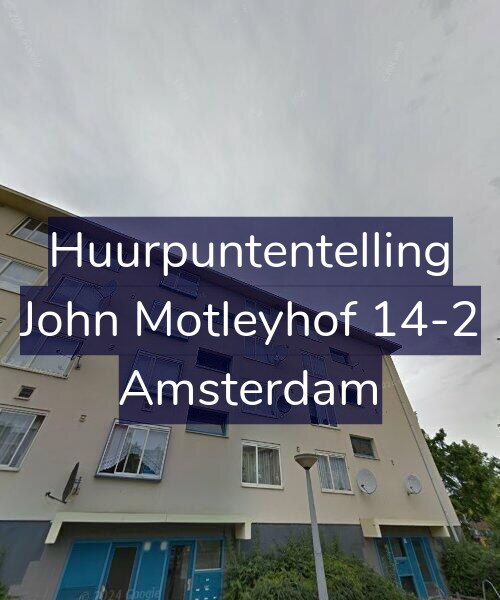 Foto gevel Huurpuntentelling voor John Motleyhof 14-2, Amsterdam