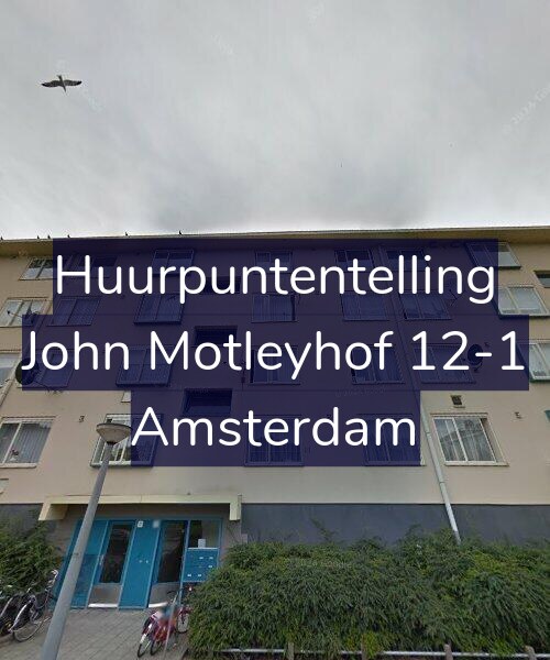 Foto gevel Huurpuntentelling voor John Motleyhof 12-1, Amsterdam
