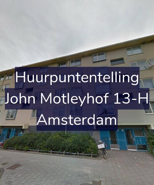 Foto gevel Huurpuntentelling voor John Motleyhof 13-H, Amsterdam
