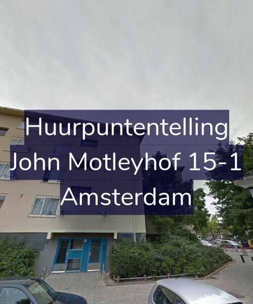 Foto gevel Huurpuntentelling voor John Motleyhof 15-1, Amsterdam