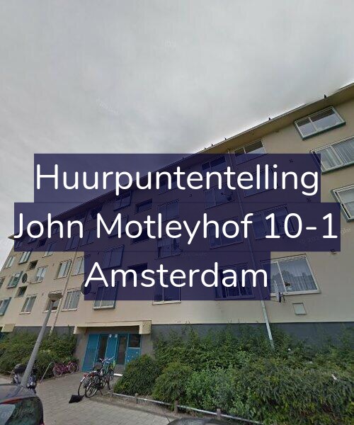 Foto gevel Huurpuntentelling voor John Motleyhof 10-1, Amsterdam