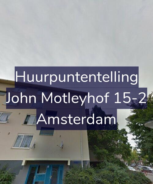 Foto gevel Huurpuntentelling voor John Motleyhof 15-2, Amsterdam