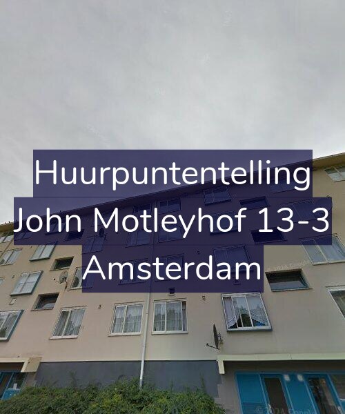 Foto gevel Huurpuntentelling voor John Motleyhof 13-3, Amsterdam