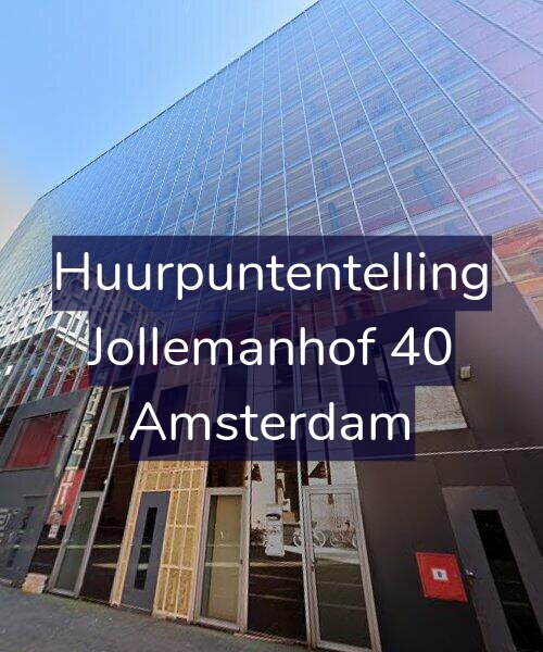 Foto gevel Huurpuntentelling voor Jollemanhof 40, Amsterdam