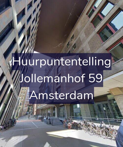 Foto gevel Huurpuntentelling voor Jollemanhof 59, Amsterdam