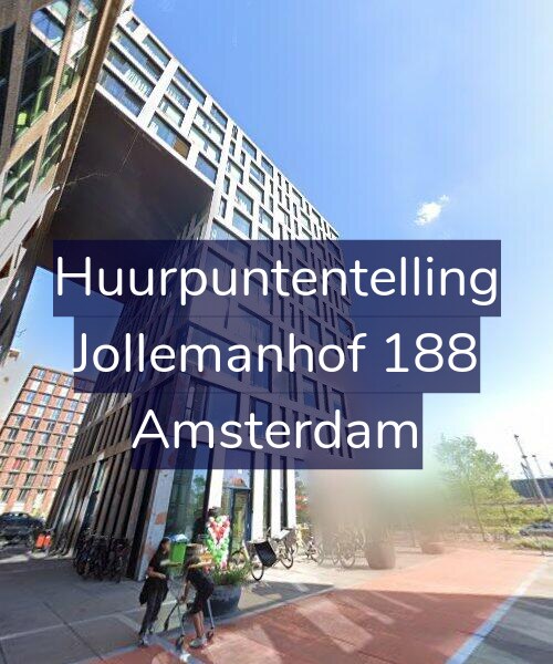 Foto gevel Huurpuntentelling voor Jollemanhof 188, Amsterdam