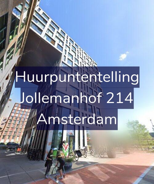 Foto gevel Huurpuntentelling voor Jollemanhof 214, Amsterdam