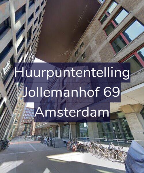 Foto gevel Huurpuntentelling voor Jollemanhof 69, Amsterdam