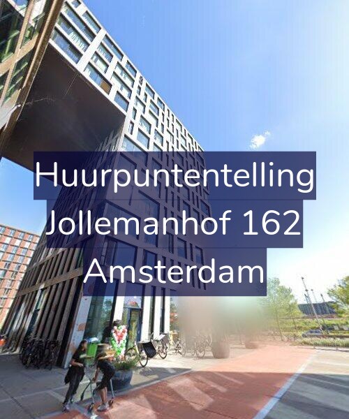 Foto gevel Huurpuntentelling voor Jollemanhof 162, Amsterdam