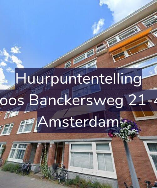 Foto gevel Huurpuntentelling voor Joos Banckersweg 21-4, Amsterdam