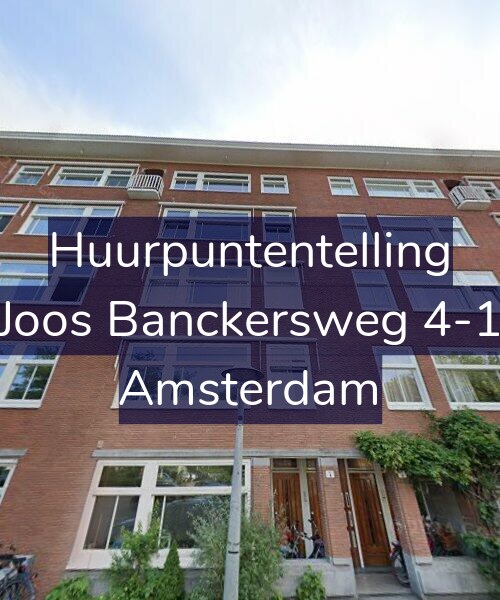Foto gevel Huurpuntentelling voor Joos Banckersweg 4-1, Amsterdam