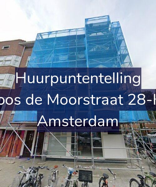 Foto gevel Huurpuntentelling voor Joos de Moorstraat 28-H, Amsterdam