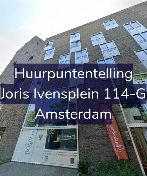 Foto gevel Huurpuntentelling voor Joris Ivensplein 114-G, Amsterdam