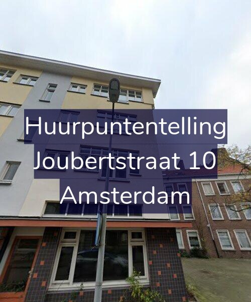 Foto gevel Huurpuntentelling voor Joubertstraat 10, Amsterdam