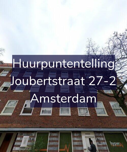 Foto gevel Huurpuntentelling voor Joubertstraat 27-2, Amsterdam