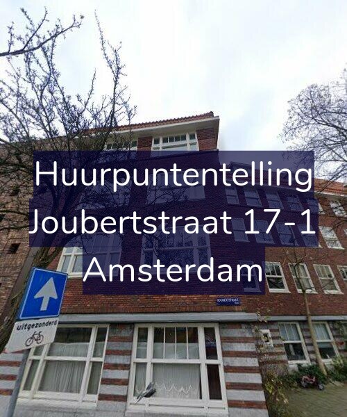 Foto gevel Huurpuntentelling voor Joubertstraat 17-1, Amsterdam